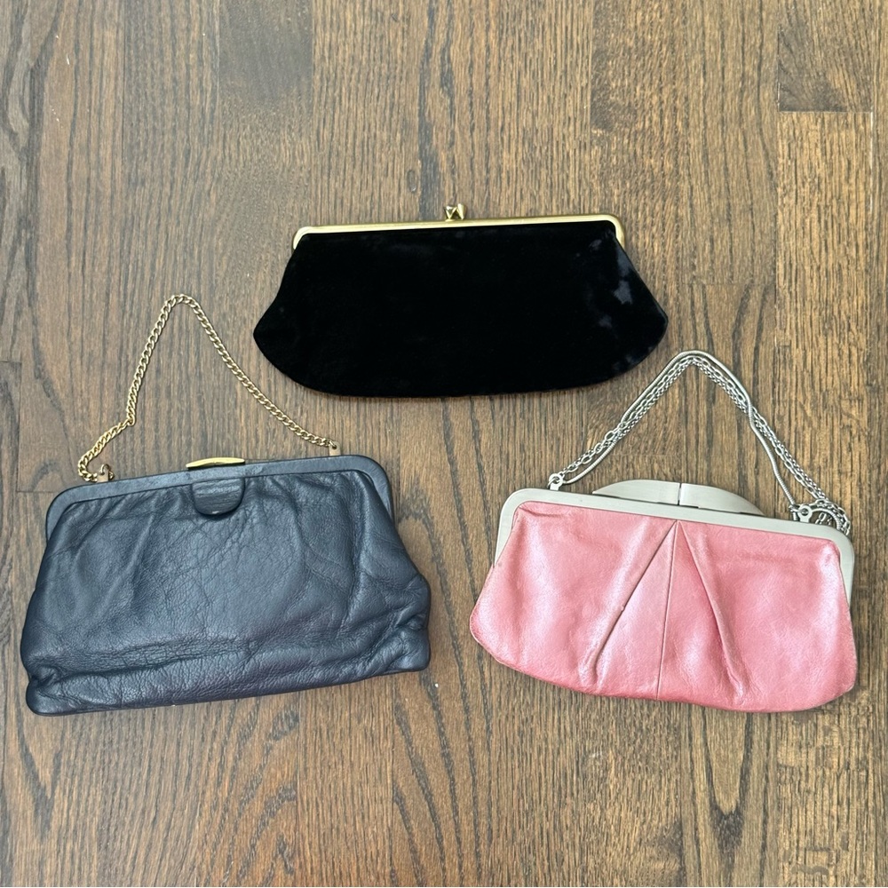 Bundle of 3 clutches Pink, Navy, and Black